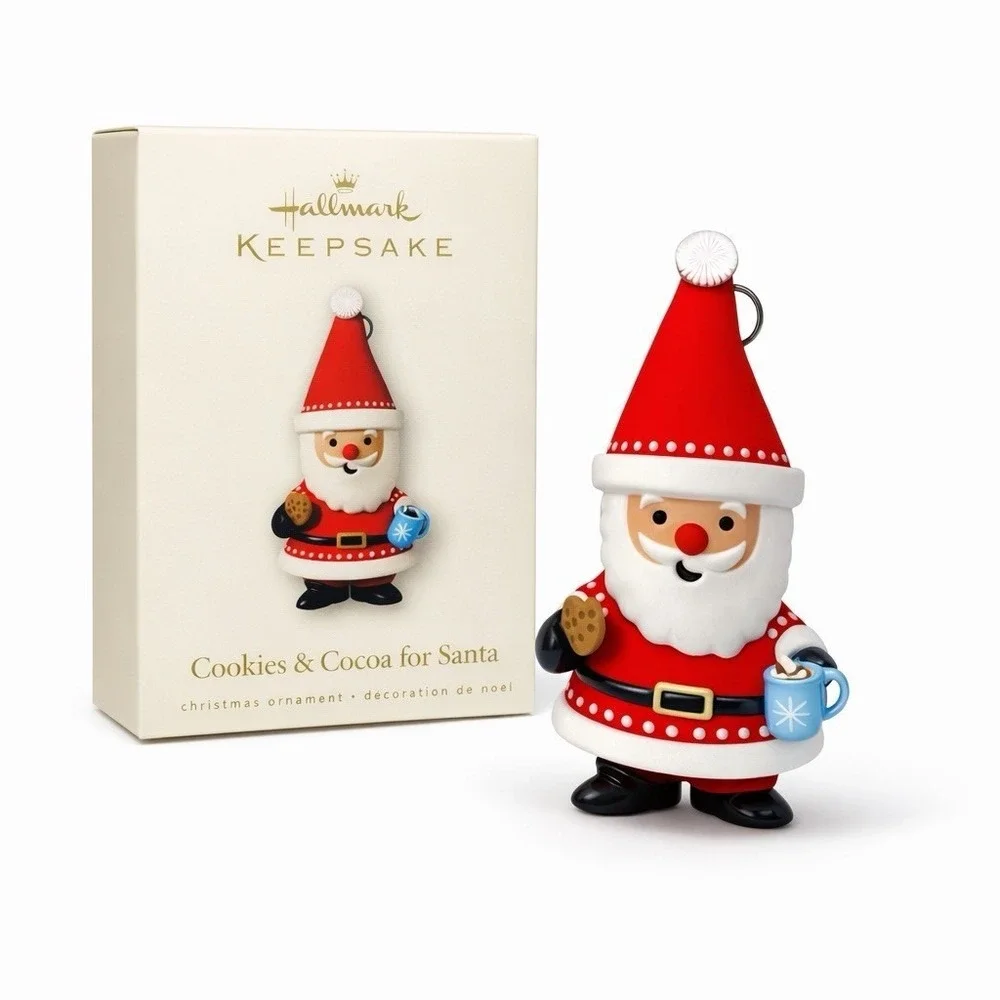 Hallmark 2008 Cookies & Cocoa for Santa Keepsake Christmas Ornament w Box